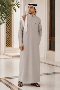 Proveedor de Thobes Personalizados, Túnica Árabe Tradicional, Tela Cómoda para Marcas de Moda y Pedidos al por Mayor - Product Image 2