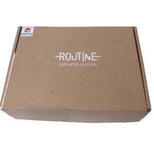 Boîte en carton ondulé auto-élevante à 3 couches, personnalisée, écologique et de haute qualité pour l'emballage de chaussures, chaussettes et fourrures, impression flexo, OEM/ODM - Product Image 2