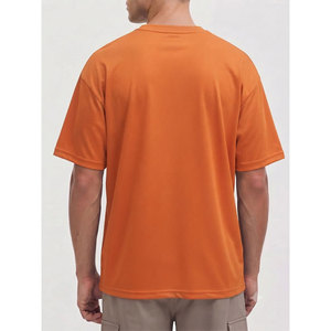 T-shirt de sport pour homme, coupe oversize, taille personnalisée, anti-humidité, ajustement ergonomique, design tactique, entraînement, tee-shirt ample, prix bas - Product Image 2
