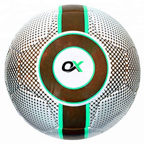 Ballon de football officiel Oxva Industries en PVC de haute qualité, durable, imperméable, séchage rapide, respirant, pour l'entraînement estival et hivernal - Product Image 3