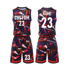 Fully Customized Adult Basketball Jersey and <b>Shorts</b> Set Custom Design Breathable High Performance Basketball Uniform - Product Image 2