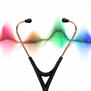 Estetoscopio de Cardiología Estilo Master con Acabado Dorado, Fuente de Alimentación Manual para Auscultación Clínica Avanzada - Product Image 2