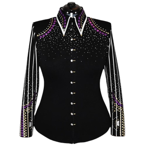 Camisa Profesional Ligera de Secado Rápido y Ecológica para Mujer, Estilo Western, para Exhibición Ecuestre, Mezcla de Poliéster/Spandex, para Reina del Rodeo - Product Image 2