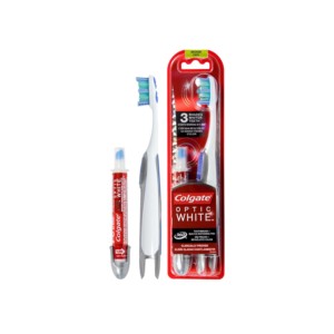 Cepillo de dientes Colgate Optic White de alto rendimiento para blanqueamiento con eliminación de manchas y cuidado suave de las encías - Product Image 5