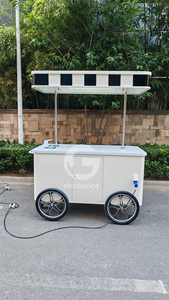 Carrito Congelador Móvil para Helados y Alimentos, Carro de Venta Ambulante de Gelato con Congelador, ¡Oferta Caliente! - Product Image 3