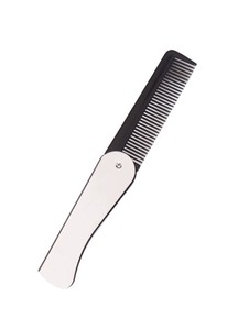 Peine Plegable de Bolsillo con Cubierta de Acero Inoxidable, Peine para Desenredar y Peinar, Herramienta para el Cuidado de la Barba para Uso Doméstico - Product Image 4
