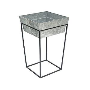 Support de pot de fleurs en métal noir thermolaqué de qualité supérieure, idéal pour la maison, la cuisine et les fêtes, taille et forme personnalisables - Product Image 1