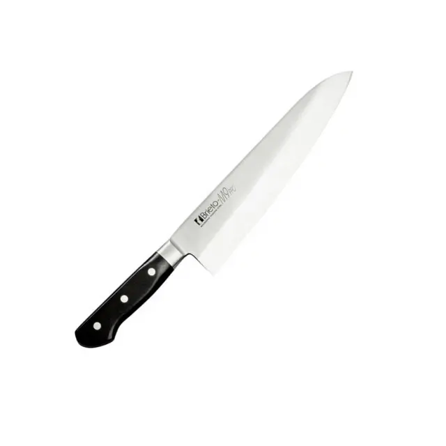 Extreme Sharp Kitchen Knife Molybdenum Vanadium Steel Blade Premium Blade Honing M-911 Breito-M9 PRO Western Deba Knife 240 mm