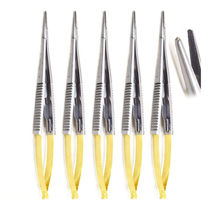 Porte-aiguille en acier inoxydable, micro-instrument chirurgical ophtalmique, instrument médical dentaire de précision, classe I - Product Image 1