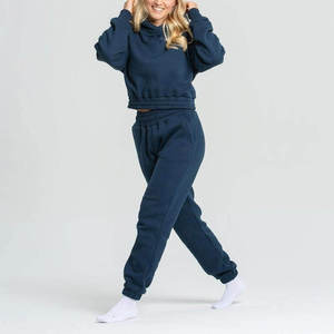Custom Women Track Suit midweight cotton relaxed fit <b>Travel</b> <b>Wear</b> Private Label for American Fashion Labels - Product Image 5