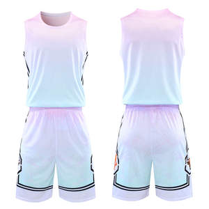 Ensemble d'uniformes de basketball personnalisés à prix raisonnable, vêtements de sport, faible MOQ, service OEM personnalisé, uniforme de basket-ball - Product Image 2