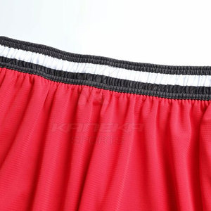 Shorts de basketball confortables 100 % coton, tricotés, unis, décontractés, taille mi-haute, séchage rapide, légers, en maille, pour équipe, service OEM de haute qualité - Product Image 5