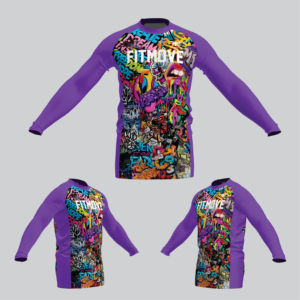 New Arrival Custom Youth Sublimation Rash Guard OEM Design Logo Men's Rash Guard In Low Price 100% Polyester Spandex Hot Selling - Product Image 5