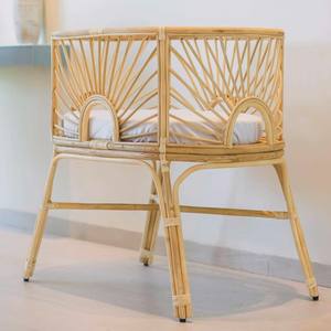 Berceaux à bascule pour bébé en bois naturel, berceaux à bascule en rotin durable, berceaux en bois à prix avantageux - Product Image 6