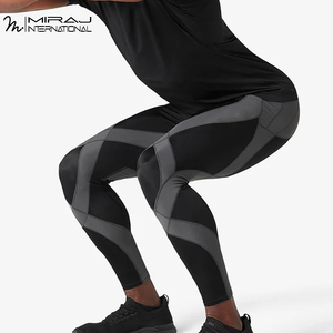 Nouvelle Arrivée - Sous-vêtements de Sport Personnalisés Faits Main (Service OEM/ODM) - Leggings de Compression Durables à Blocs de Couleurs - Prix de Gros - Product Image 1
