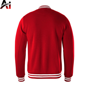 Veste universitaire pour hommes en gros d'usine, couleur personnalisée, style baseball, streetwear, vêtements d'extérieur, OEM - Product Image 3