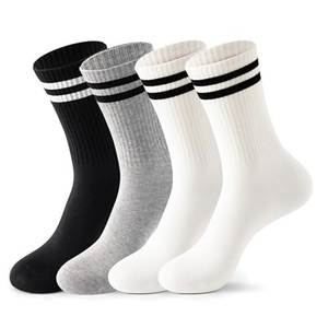 Chaussettes de sport personnalisées en gros avec logo, polyester et élasthanne, maille respirante, nouvelle collection, design tendance, vente chaude - Product Image 4