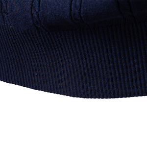 Gilet en tricot sans manches pour homme, col en V, couleur unie, vêtement d'automne, coupe confortable, épaisseur standard, 100% acrylique - Product Image 6