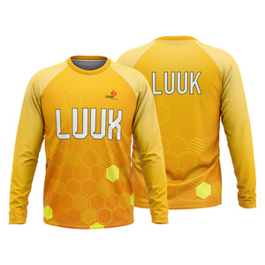Camiseta de Manga Larga con Cuello Redondo, Estampado Geométrico, Secado Rápido, Top Deportivo para Hombre, Todas las Temporadas, Ropa Deportiva de Compresión - Product Image 3