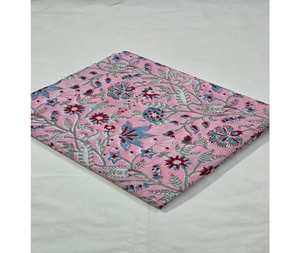 Nueva Llegada, Tela de Algodón India Ecológica con Estampado Floral Sanganeri, Diseño Étnico Boh Creation, para Confección de Vestidos - Product Image 3