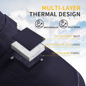Guantes de Esquí con Forro Polar Térmico para Hombre y Mujer, Impermeables, Resistentes al Viento, para Deportes de Invierno, con Logotipo Personalizado, Proveedor al por Mayor - Product Image 4
