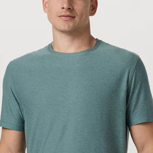 Servicio OEM de Diseño con Precio Económico, Camiseta de Hombre Lisa de Cuello Redondo, Estilo Casual, Corte Holgado, para Gimnasio, para Compradores Mayoristas - Product Image 2