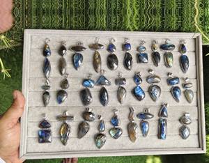 Colgante de ágata de calidad superior a la moda, colgante de cristal de bola curativa facetada de piedras preciosas de labradorita Natural para decoración del hogar - Product Image 6