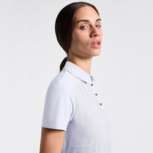 High Quality 4way Stretch Horse Riding Equestrian Shirt Top <b>Base</b> <b>Layer</b> Competition Show Shirt Polo in Soft Feel Technical Fabric - Product Image 4