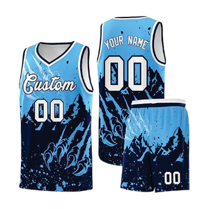 Uniforme de basket-ball personnalisé de haute qualité avec un design unique, impression par sublimation personnalisée - Product Image 3