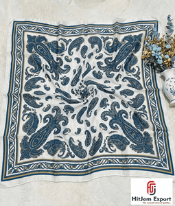 Tela de satén estampada para bufandas, diseño personalizado, fabricante OEM ODM con servicio de etiqueta privada para eventos de promoción de moda y regalos. - Product Image 5