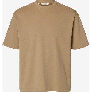 เสื้อยืดคอกลมแขนสั้นผู้ชายผ้าฝ้าย 100% ทรงปกติสำหรับผู้ใหญ่ - Product Image 4