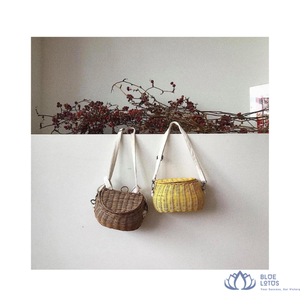 Sac à main vintage en rotin tressé, le plus vendu, pour femme, sac de plage d'été, sac de voyage, sac fourre-tout tendance, pliable, léger, vente en gros - Product Image 1