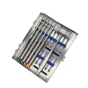 Dental Implant Osteotome Straight Set 5Pcs Sinus Lift & Bone Spreading Instruments Set with Hammer and Tray by <b>Blush</b> Surgical - Product Image 3