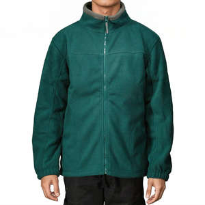 Chaquetas de Forro Polar para Hombre, Personalizadas, de Manga Larga, con Cuello Alto, Transpirables, con Capucha, de Color Sólido y Cálidas - Product Image 1