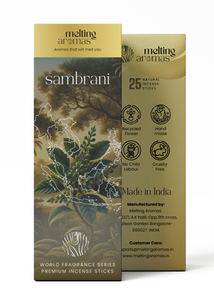 Incienso Aromático SAMBRANI en Varillas de Bambú - Ecológico y Orgánico, Incienso Indio 100% Natural para Uso en Todas las Estaciones - Product Image 2