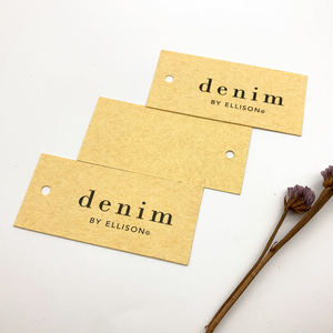 OEM 2026 New Arrival Custom Factory Custom Simple Paper Hangtag Eco Friendly Hang <b>Tags</b> for <b>Clothes</b> Made by TRIOTAKE INDUSTRY - Product Image 2