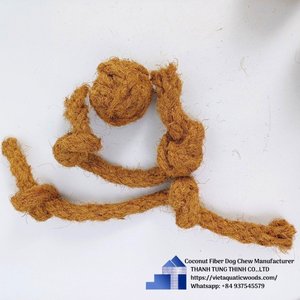 THANH TUNG THINH Best Seller Durable Eco-Friendly Non-Toxic Anti-Mold Coconut Fiber <b>Rope</b> For Pet Made in Vietnam - Product Image 6