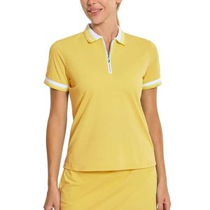 Haut de sport respirant pour femme, style décontracté, séchage rapide, en jersey tricoté avec fermeture éclair frontale - Product Image 1