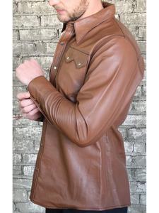 Veste en cuir pour homme en gros, en cuir de vachette véritable, personnalisable OEM, avec logo, qualité supérieure, pour l'hiver, style motard - Product Image 6