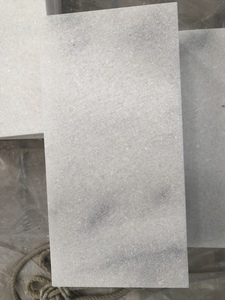 <b>Top</b> Sale Luxury Sandblasted White <b>Marble</b> Light Grey Veins Waterproof Eco-Friendly Paving Steps Countertop Floor Garden - Product Image 3
