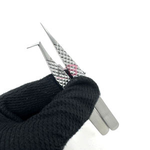 Pince à cils de qualité professionnelle, haute précision, robuste, meilleure adhérence et contrôle pour la pose et l'ajustement des extensions de cils - Product Image 4