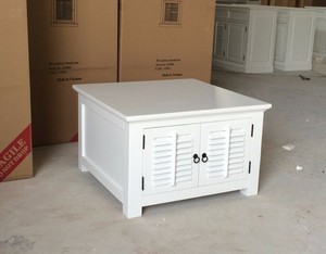 Mesa de centro BLANCA 10, desmontaje de muebles de paquete plano, fabricante de Vietnam, acabado a base de agua no tóxico - Product Image 2