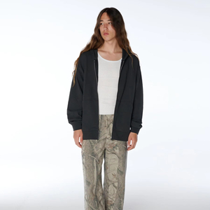 Sweat à capuche zippé slim fit pour femme – Sweat-shirt zippé intégral en mélange de coton doux – Vêtement décontracté pour tous les jours - Product Image 1