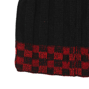 OME Winter Warm Unisex Knitted Custom logo Winter Design Acrylic Jacquard Beanie Hand Made Knitted Bobble Hat Cuffled Beanie - Product Image 6
