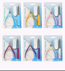 Kit de Manucure Professionnel ANAAIF en Acier Inoxydable avec Coupe-Cuticules à Lame Courbe et Repousse-Cuticules, Lime à Ongles pour Doigts - Product Image 6