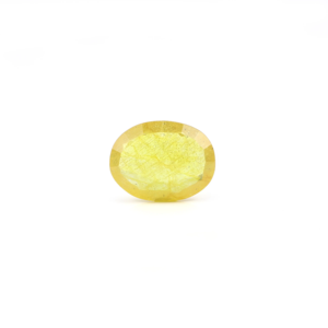 Handcrafted 2.75 Carat Yellow Sapphire Loose Gemstone Oval Emerald Cut Calibrated for Fine Jewelry - Product Image 2