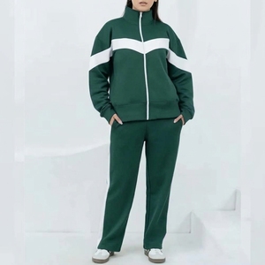 Conjunto Deportivo Vintage para Hombre, Chaqueta con Cierre Completo y Cuello Alto, Pantalones Largos, Ropa Deportiva Casual de Primavera - Product Image 5