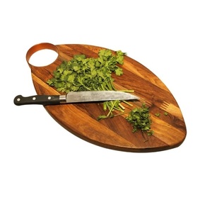 Tabla de Cortar de Madera de Acacia Ecológica y Sostenible, Tabla de Cortar de Madera de Fruta, Artículo Decorativo, Tabla de Cortar con Acabado en Nogal - Product Image 6