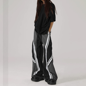 Pantalones Cargo Holgados de Cintura Alta para Mujer, Diseño Nuevo, Personalizados, de Alta Calidad, al por Mayor - Product Image 4