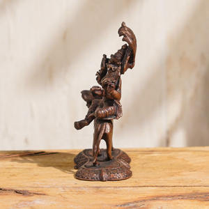 Nouvelle Arrivée Décoratif Antique Cooper Sculptures Déesse Pratyangira Figurine Statue Maison Cadeau Articles GNSP-150 - Product Image 3
